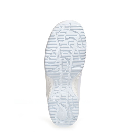 ABEBA-UNI6-S3-Damen-und Herrenschnrhalbschuhe, wei