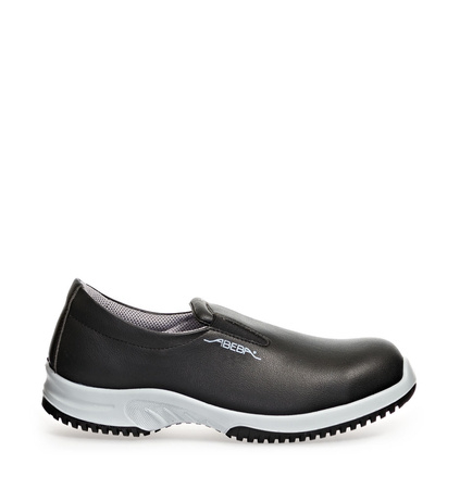 ABEBA-Uni6-S2-Damen- u. Herren-Sicherheits-Arbeits-Berufs-Slipper, schwarz
