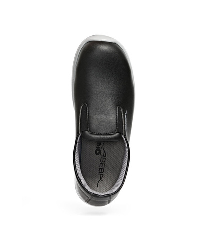 ABEBA-Uni6-S2-Damen- u. Herren-Sicherheits-Arbeits-Berufs-Slipper, schwarz