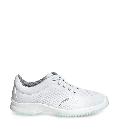 ABEBA-UNI6-S1-Damen-und Herrenschnrhalbschuhe, wei