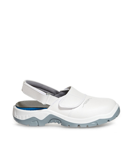 ABEBA-Anatom-SB-Damen- u. Herren-Sicherheits-Arbeits-Berufs-Clogs, wei