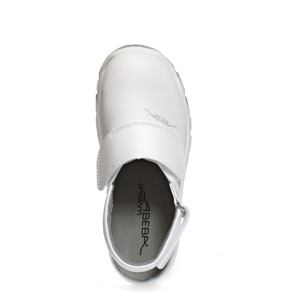 ABEBA-Anatom-SB-Damen- u. Herren-Sicherheits-Arbeits-Berufs-Clogs, wei