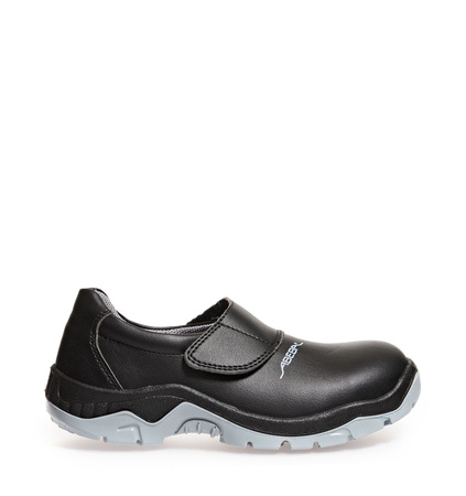 ABEBA-Anatom-S2-Damen- u. Herren-Sicherheits-Arbeits-Berufs-Slipper, schwarz