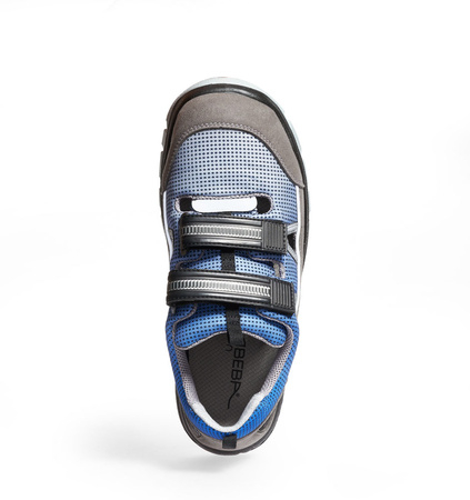 ABEBA-Anatom-S1P-Damen- u. Herrenklettschuhe, blau