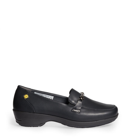 ABEBA-SERVICE-O1-Damenslipper, ESD, schwarz
