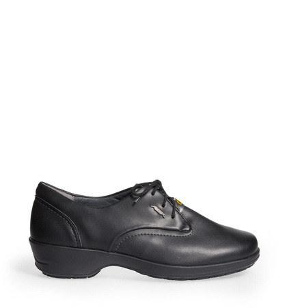 ABEBA-SERVICE-O1-Damenschnrschuhe, ESD, schwarz