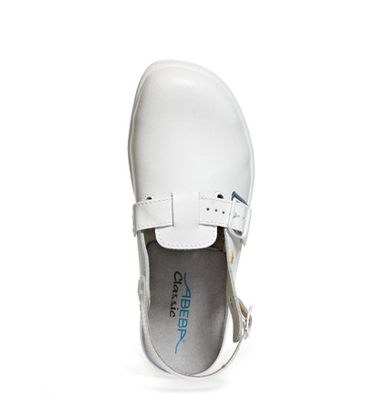 ABEBA-Classic-SB-Damen- u. Herrensicherheitsclog, ESD, wei