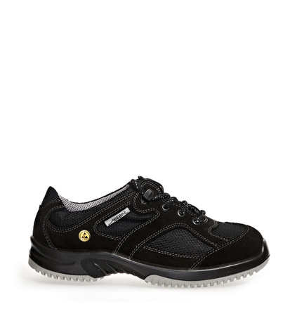 ABEBA-Uni6-S1-Damen- u. Herrensicherheitshalbschuhe, ESD, schwarz