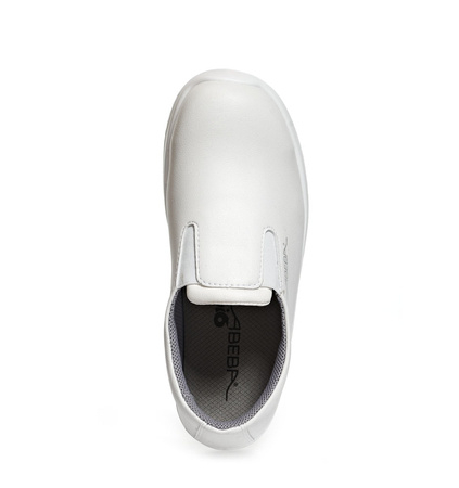 ABEBA-Uni6-S2-Damen- u. Herrensicherheitsslipper, ESD, wei