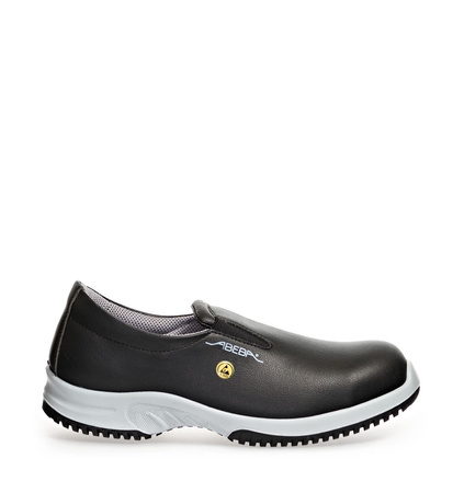 ABEBA-Uni6-S2-Damen- u. Herrensicherheitsslipper, ESD, schwarz