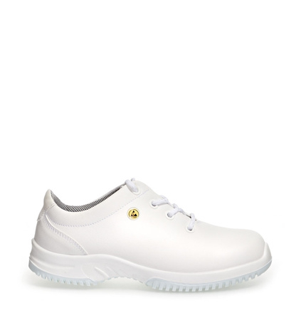 ABEBA-Uni6-S2-Damen- u. Herrensicherheitshalbschuhe, ESD, wei