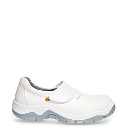 ABEBA-Anatom-S2-Damen- u. Herrensicherheitshalbschuhe, ESD, wei