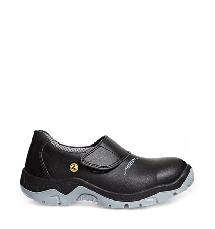 ABEBA-Anatom-S2-Damen- u. Herrensicherheitshalbschuhe, ESD, schwarz