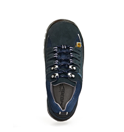 ABEBA-Anatom-S1-Damen- u. Herrensicherheitshalbschuhe, ESD, marine