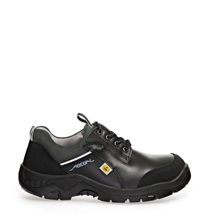 ABEBA-Anatom-S3-Damen- u. Herrensicherheitshalbschuhe, ESD, schwarz