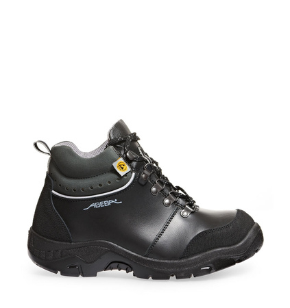 ABEBA-Anatom-S3-Damen- u. Herrensicherheitsstiefel, ESD, schwarz