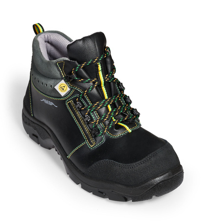 ABEBA-Anatom-S3-Damen- u. Herrensicherheitsstiefel, ESD, schwarz