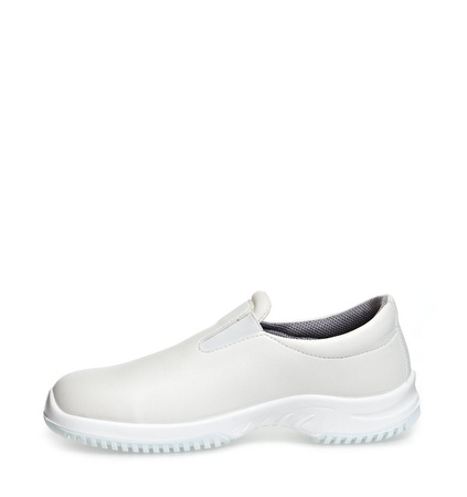 ABEBA-Uni6-O2-Damen- und Herrenslipper, ESD, wei