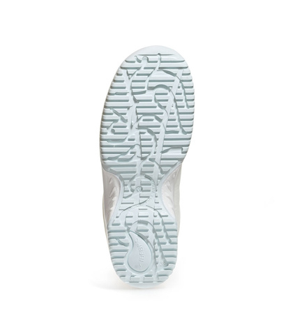 ABEBA-Uni6-O2-Damen- und Herrenslipper, ESD, wei