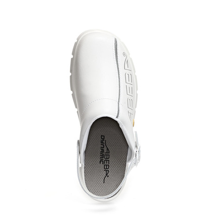 ABEBA-Dynamic-OB-Damen- und Herrenclog, ESD, wei