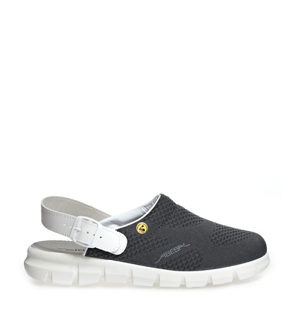 ABEBA-DYNAMIC-OB-Damen-und Herrenclog, ESD, anthrazit