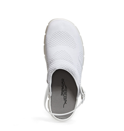 ABEBA-DYNAMIC-OB-Damen-und Herrenclog, ESD, wei