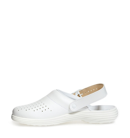 ABEBA-The Original Plus-OB-A-micro-Damenclog, ESD, wei