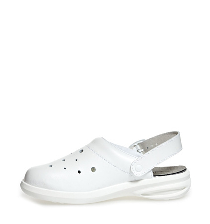 ABEBA-Easy-OB-Damen- und Herrenclog, ESD, wei