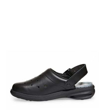 ABEBA-Easy-OB-Damen- und Herrenclog, ESD, schwarz