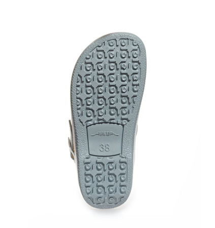 ABEBA-Arrow-OB-Damen- und Herrenclog, ESD, wei