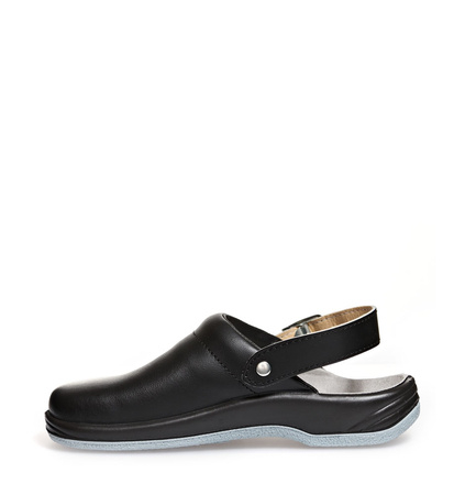 ABEBA-Arrow-OB-Damen- und Herrenclog, ESD, schwarz