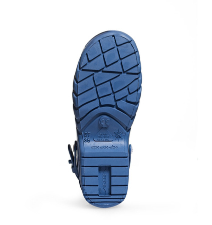 ABEBA-OB-Damen- und Herrenclog, ESD, Autoklavierbar, blau
