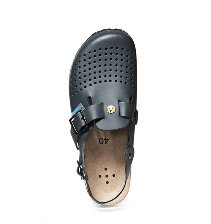 ABEBA-Nature-OB-Damen- u. Herrenclog, ESD, marine