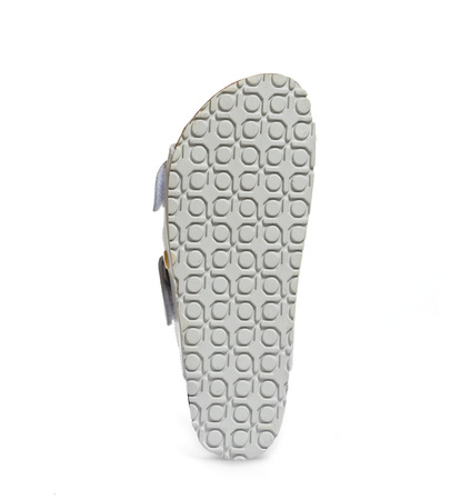 ABEBA-Nature-OB-Damen- u. Herrenpantolette, ESD, wei