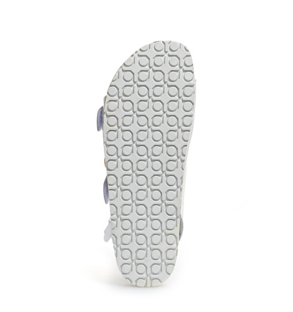 ABEBA-Nature-OB-Damen- u. Herrensandalette, ESD, wei