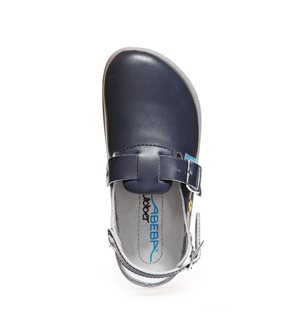 ABEBA-Rubber-OB-Damen- und Herrenclog, ESD, marine