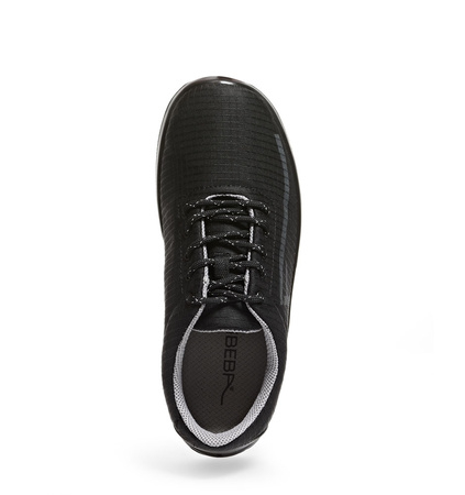 ABEBA-UNI6-O2-Damen-und Herrenschnrhalbschuhe, schwarz