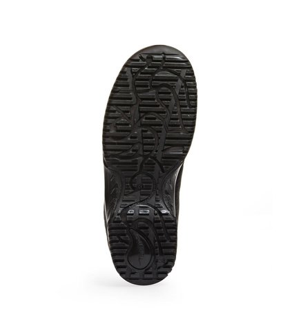ABEBA-UNI6-O2-Damen-und Herrenschnrhalbschuhe, schwarz