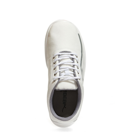 ABEBA-UNI6-O2-Damen-und Herrenschnrhalbschuhe, wei