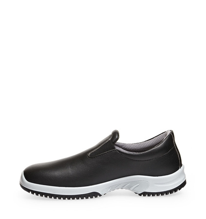 ABEBA-Uni6-O2-Damen- und Herrenslipper, schwarz