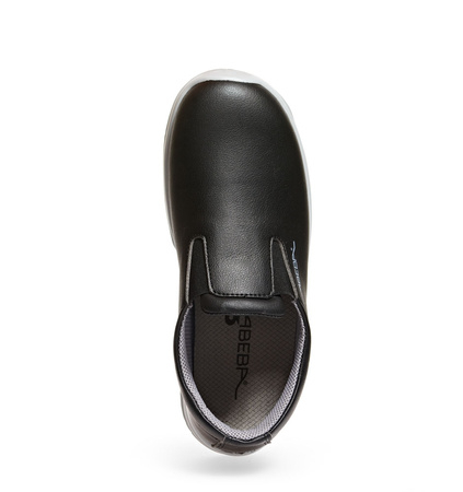 ABEBA-Uni6-O2-Damen- und Herrenslipper, schwarz