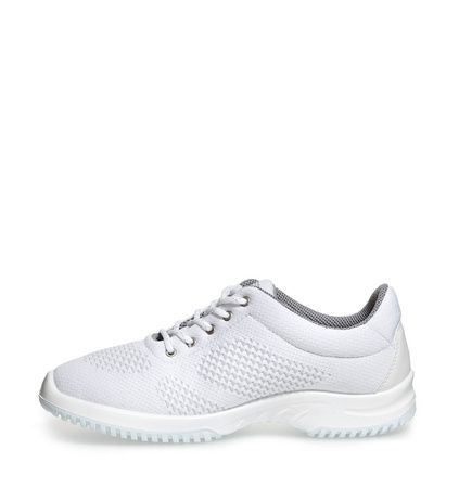 ABEBA-UNI6-O1-Damen-und Herrenschnrhalbschuhe, wei