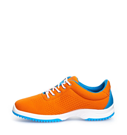 ABEBA-UNI6-O1-Damen und Herrenschnrschuhe, orange