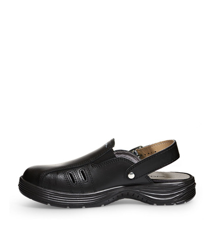 ABEBA-X-LIGHT-SB-Damen-und Herrenclogs, schwarz