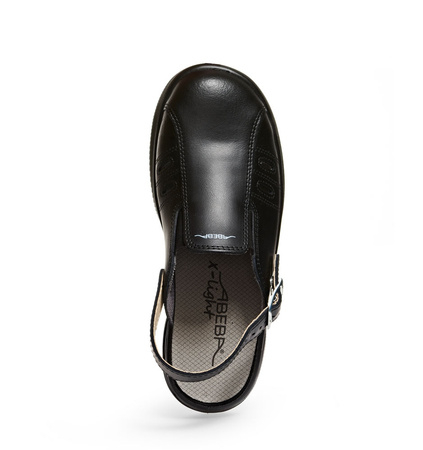 ABEBA-X-LIGHT-SB-Damen-und Herrenclogs, schwarz
