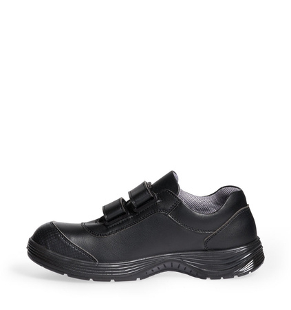 ABEBA-X-LIGHT-S2-Damen-und Herrenklettschuh, schwarz