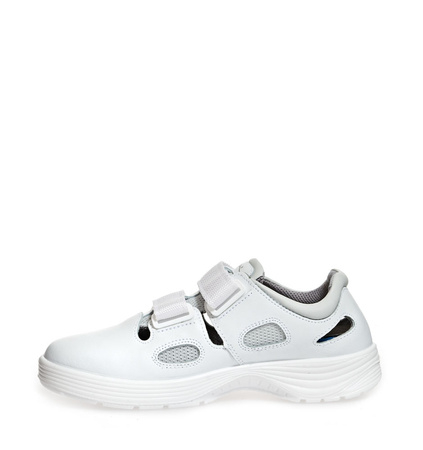 ABEBA-X-LIGHT-O1-Damen-und Herrensandalen, wei