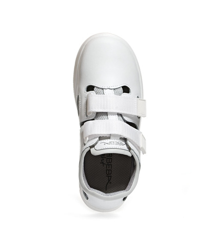 ABEBA-X-LIGHT-O1-Damen-und Herrensandalen, wei