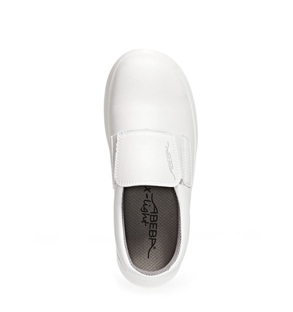 ABEBA-X-LIGHT-S2-Damen-und Herrenslipper, ESD, wei