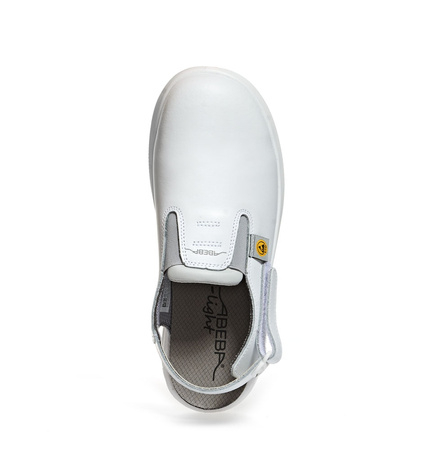 ABEBA-X-LIGHT-SB-Damen-und Herrenclogs, ESD, wei